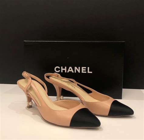 chanel heels classic|authentic Chanel heels.